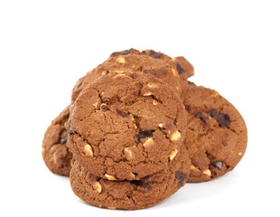 .cookies with nuts and chocolate