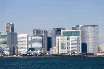 Foto op Plexiglas 東京港と汐留の高層ビル群 © moonrise
