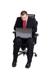 Businessman in a crisis
