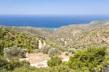 Fototapeta premium Landschaft auf Samos
