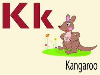Animal alphabet K