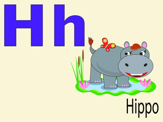 Animal alphabet H