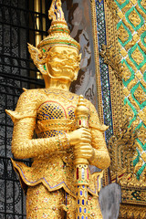Temple statue, Thailand.
