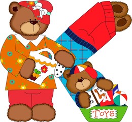 k zoo bear alphabet