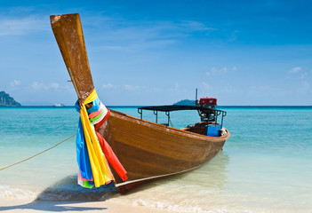 Long tailed boat at Thailand