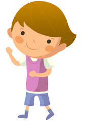 Close-up of boy standing