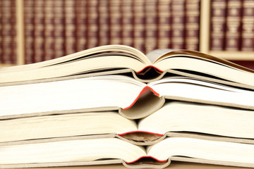 Books in the library