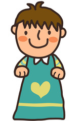 Close-up of boy smiling