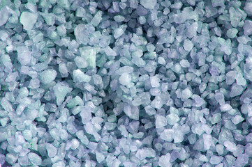 A beautiful close-up image of blue healthy salt