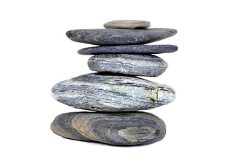 Wellness runde Steine Turm Zen