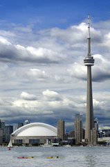 Toronto city skyline with CN tower © razvanmatei