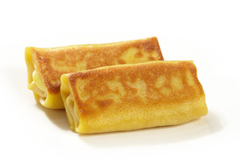 two stuffed pancakes