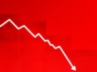 cours de la bourse - crise - chute - échec