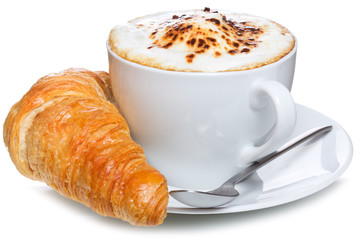 coffee and croissant