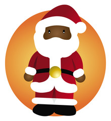 Santa Claus black