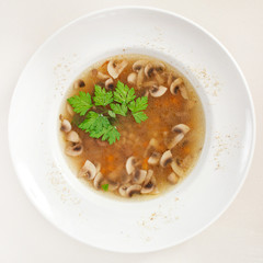 mushroom soup