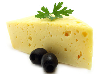 Cheese and olives