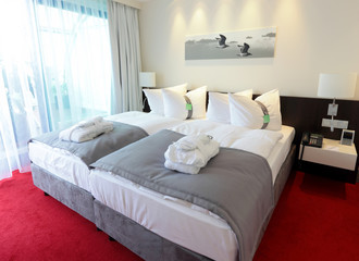 Hotelbett Hotelzimmer