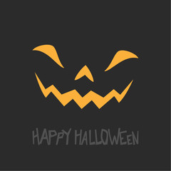 Happy Halloween, scary, glowing eyes