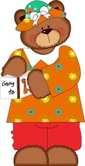 i zoo girl bear alphabet
