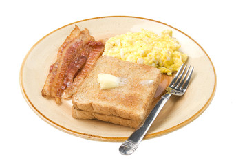 Bacon and egg breakfast