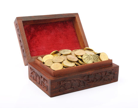 Chest of Gold Coins