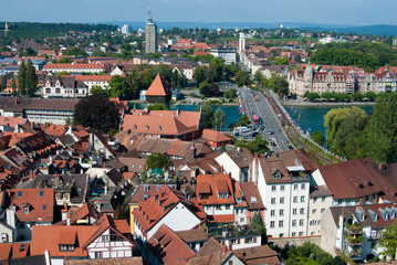 Constance old town and the bridge