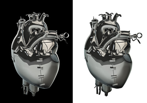 Mechanical chrome heart