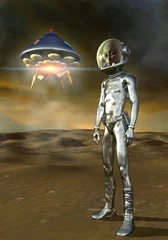 Photo sur Plexiglas Cosmos extraterrestre et ovni