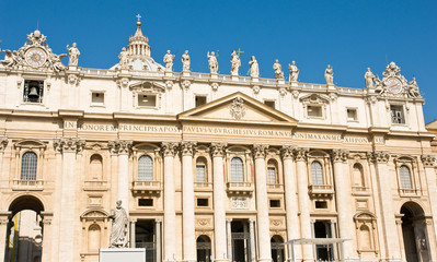 Fototapeta na wymiar St Pietro Basilica