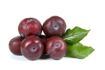 Fresh plums