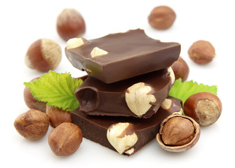 chocolate with nuts