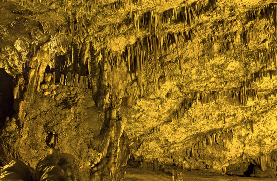 Cave of Drogarati at Sami of Kefalonia island in Greece