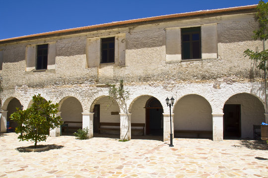 Monastery of 'Katharon' at Ithaki island in Greece