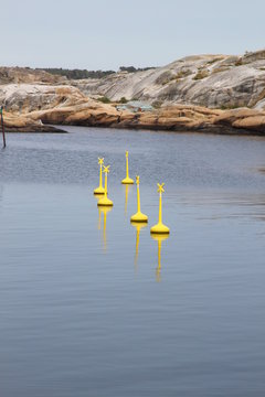 Gelbe Bojen im Oslo-Fjord