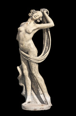 Greek archaic statue of Aphrodite located at Kefalonia