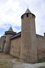 Fototapeta na wymiar Zamek Królewski, Carcassonne
