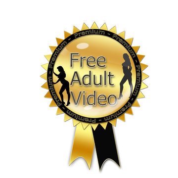 Gold Free Adult Video Button