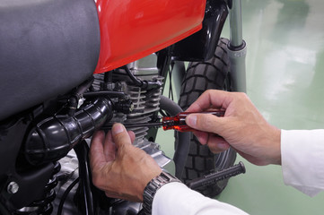 バイクの整備