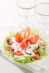 Fresh vegetable salad