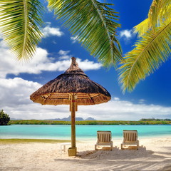 Plage paradisiaque.