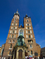Fototapeta premium Marienkirche - Krakau - Polen