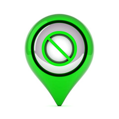 picture a beautiful, green, glossy icons on white background