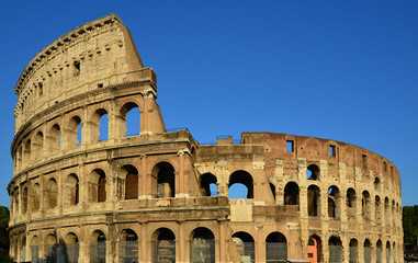 Fototapeta na wymiar colosseum in Rome in Italy