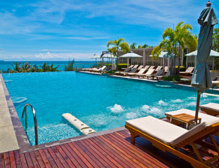Fototapeta premium Swimming pool of a luxury hotel
