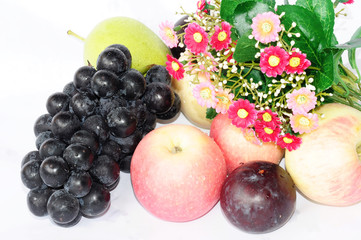 Naklejka na ściany i meble Fresh fruits
