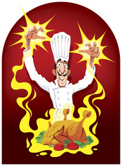 Wonder Cook and fairy hen