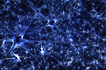neuronales netz - obrazy, fototapety, plakaty