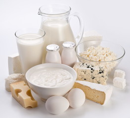 Photo of protein products.
