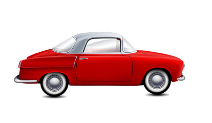 Obraz na płótnie Canvas vector red car